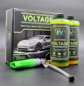 EVDEFEND Voltage RTS Kit - 2 x 32 fl oz Bottles & Hydro-Foam Cannon for Touchless Car Wash