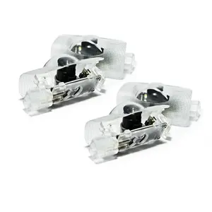 Car Led Logo Projector Puddle Light Compatible with Corolla/Camry/Highlander/Tundra/4 Runner/Sienna/Prius/Venza/Sequoia/Crown, 4-Pack Non Fading 4K-HD Ghost Shadow Welcome Door Lamp