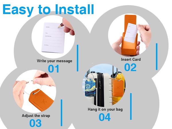 Smart Luggage Tag with Apple Find My(IOS only), Premium Leather Luggage Tags for Suitcase, Travel Bags, Backpacks, Anti-Lost Suitcase Tag Tracker for Travel with Privacy Name Card, Rechargeable Black Bluetooth Smart Luggage Tag with Apple Find My(IOS only), Premium Leather Luggage Tags for Suitcase, Travel Bags, Backpacks, Anti-Lost Suitcase Tag Tracker for Travel with Privacy Name Card, Rechargeable Black Bluetooth