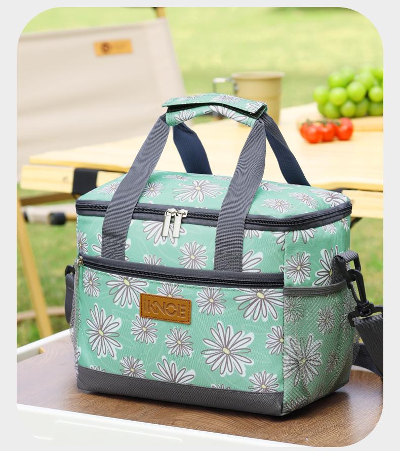 Lunch Box for Women Men,Reusable Insulated Lunch Tote,Large Leakproof Cute Lunch Cooler with High Capacity for Work,Picnic,Camping,Thermal Bag Travel Essentials