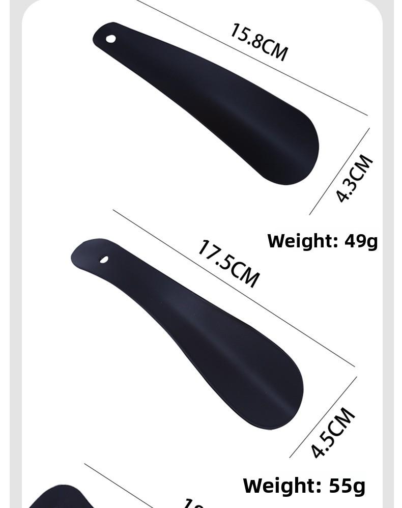 Metal Sprayed Shoe Horn |     Portable No-Bending Shoe Helper for Mobility Impaired