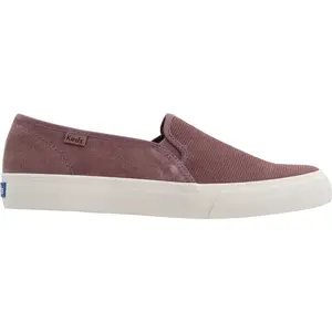 Keds Womens Double Decker Slip On Sneakers Shoes Casual - Purple