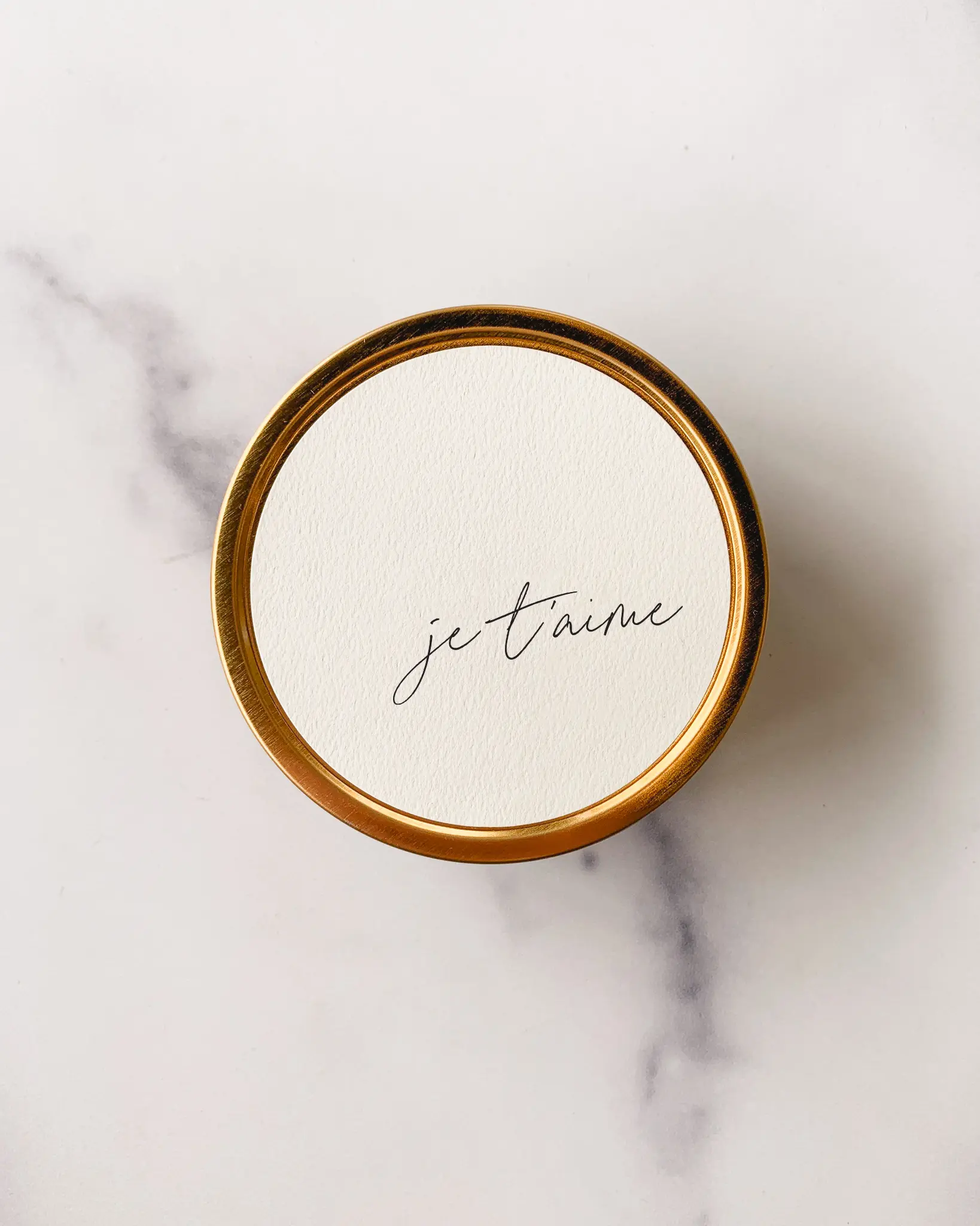 [Wholesale] "Je t'aime" Travel Candle - Case