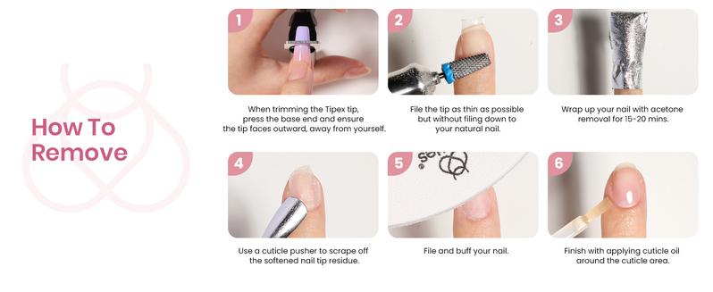 Beetles Tipex Instant Apex Nail Extension Tips Kit Coffin/Stilettol Shape Thick Acrylic Nail Flat Nails Manicure Gel press ons Nail Art DIY Nails Art #TikTokShopBacktoSchool