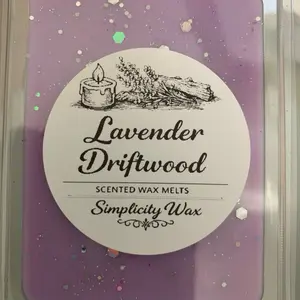 Lavender Driftwood Scented Soy Wax Melts-For electric wax warmers or Tealight warmers-Great Gift idea- Perfume Aroma Freshener Fragrance Candle Decor Decoration Ornaments