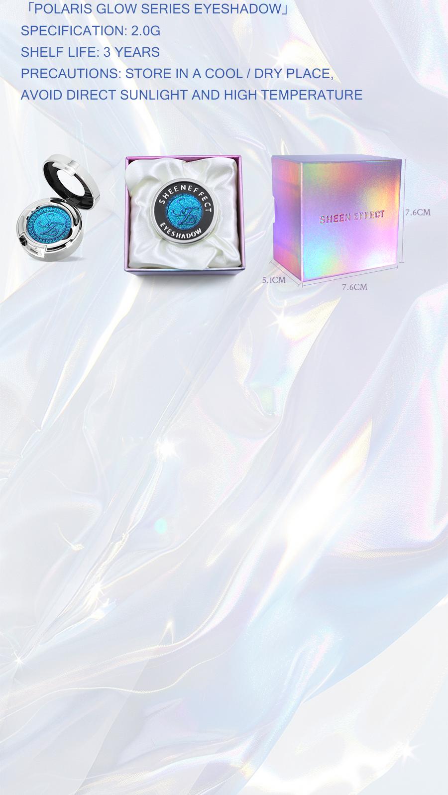 Chameleon Eyeshadow Highlighter Single Color Glitter Sparkling Colorful Shimmer Daily Light Makeup Eyeshadow Pearl and Colorful Pigment Palette