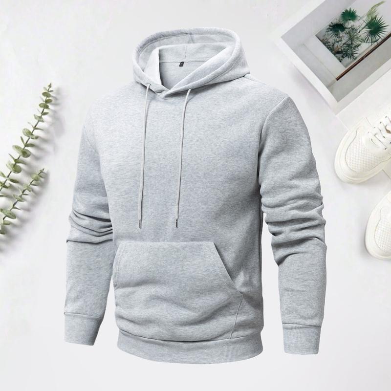 Men's Spring & Autumn Thin Long-Sleeve Hoodie Casual Fashion Pocket Design Hooded Sweatshirt Lightweight Jacket with Zipper Pocket Drawstring Hood Autumn Clothing Solid Color Men's Spring & Autumn Thin Long-Sleeve Hoodie Casual Fashion Pocket Design Hooded Sweatshirt Lightweight Jacket with Zipper Pocket Drawstring Hood Autumn Clothing Solid Color