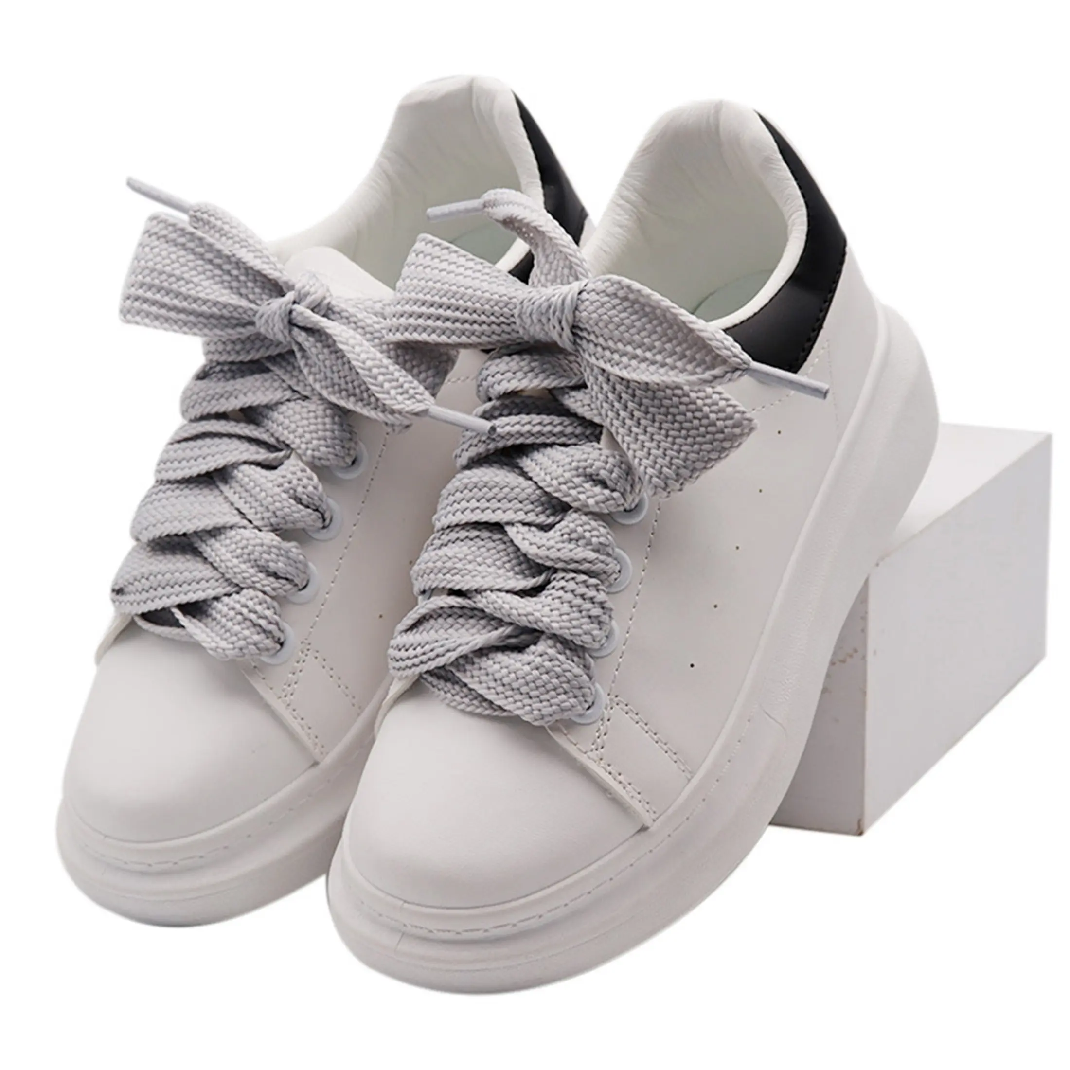 Jumbo Wide Shoelaces, Compatible with AJ and McQueen Style Shoes, Shoelace