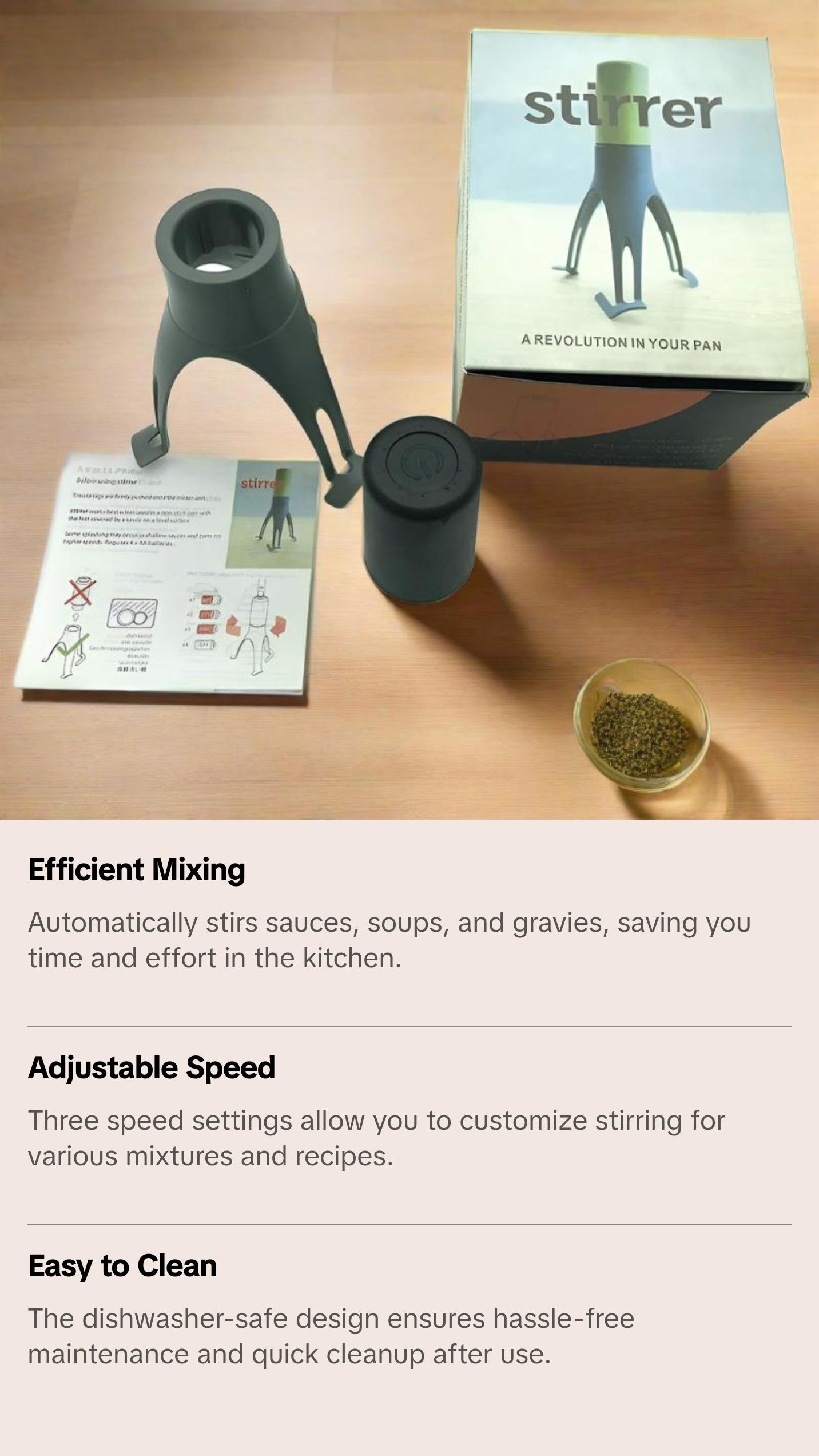 Automatic Triangle Stirrer