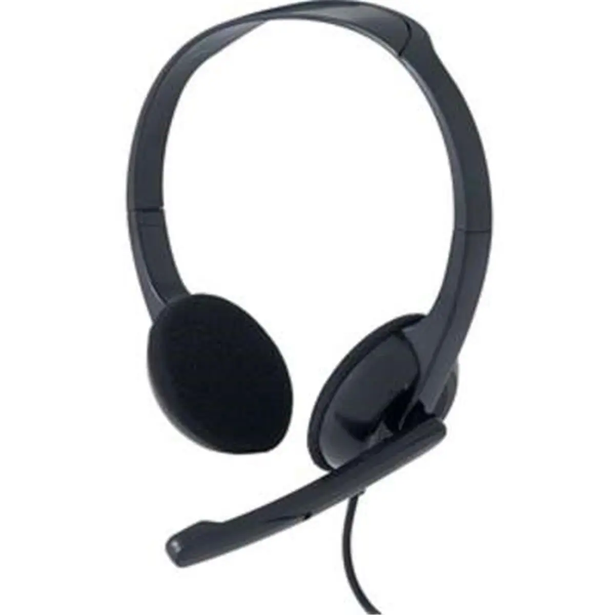 Verbatim 70721 Over-Ear Wired Stereo Headphone with Microphone, Cable Connection, Plug-N-Play Design, Adjustable Earpads, Mini-Jack Audio Compatibility