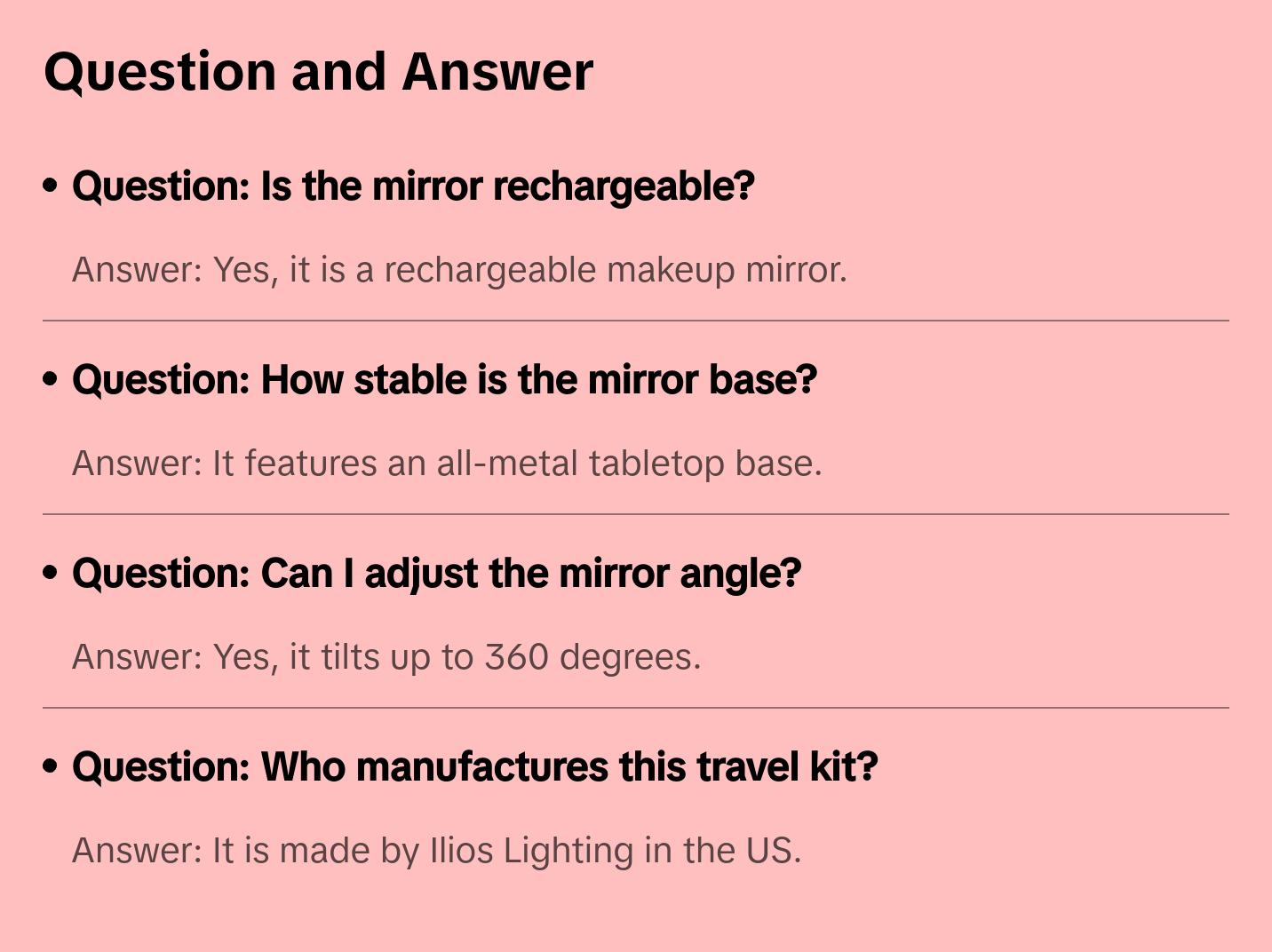Ilios Lighting Rechargeable Travel Kit
