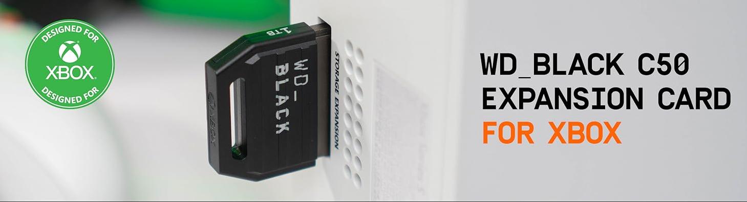 WD_BLACK C50 Expansion Card Xbox 1TB WDBMPH0010BNC-WCSN Accessories Console-Smartphone