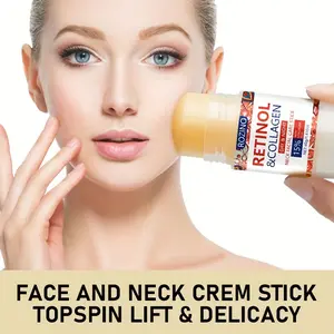Rozing Retinol & Collagen Neck Cream Stick 40g for Face & Neck Lift Anti-Wrinkle Firming Care Topspin Delicacy