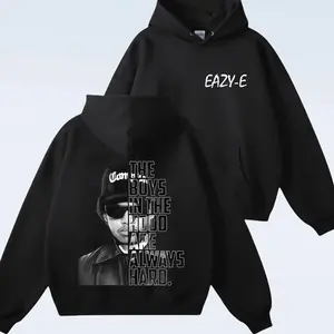 Eazy E NWA Rapper T-Shirts, Crewneck Sweatshirts & Pullover Hoodie – Classic Rapper Graphic Sweatshirt Featuring Eazy-E – Hip Hop Culture Fashion FWT3