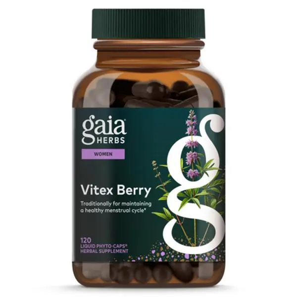 Gaia Herbs Vitex Berry - Vitex Traditionally Used to Support Hormone Balance for Women & a Healthy Menstrual Cycle
