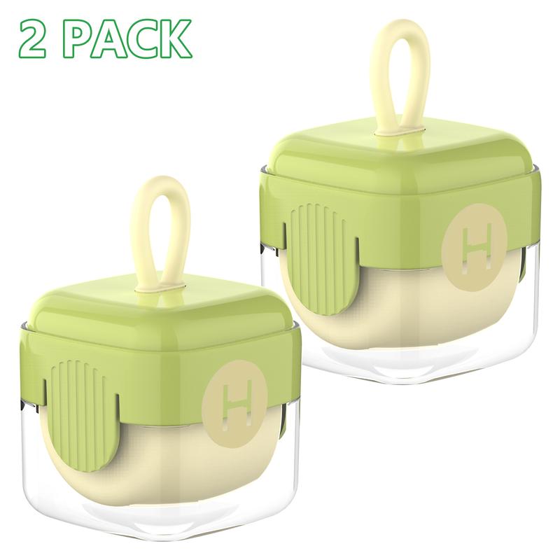 2-Pack Mini Lint Roller, Portable Pet Hair Remover Washable Sticky Roller Reusable Lint Remover for Clothes,Travel Household