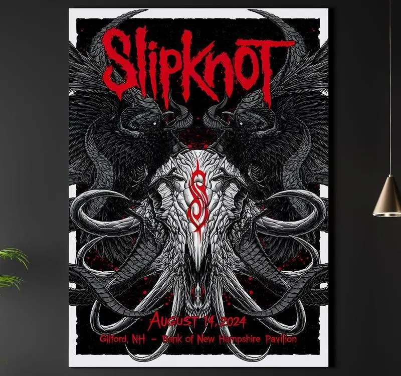 Slipknot 25th Anniversary Tour Poster: Rock Metal Art Print (Digital Download A3 Portrait JPEG)
