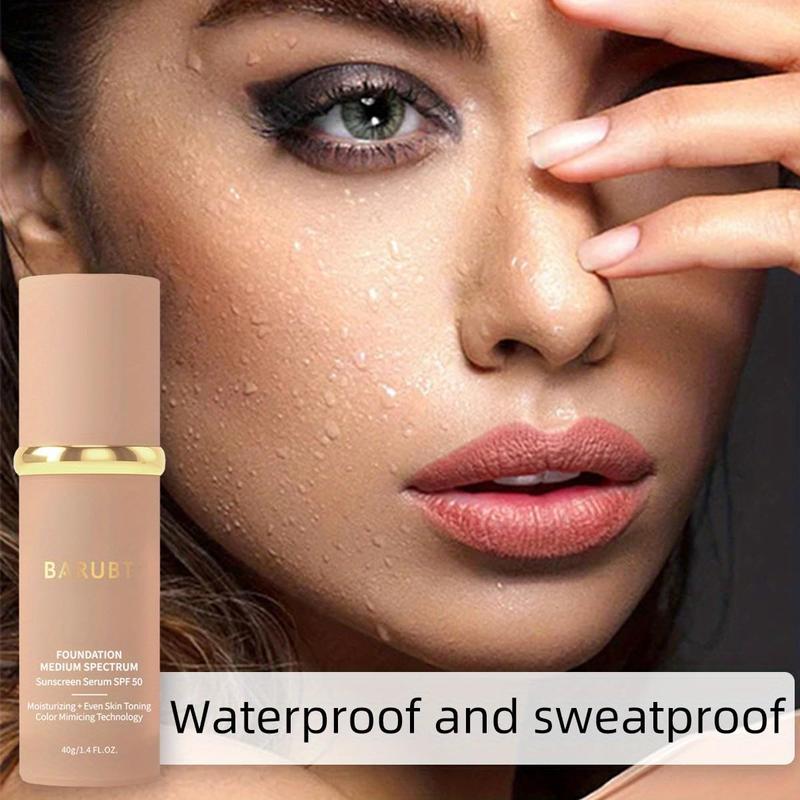 2-Pack Four-in-One Foundation Cream-Moisturizing, Moisturizing Primer, Non-Greasy, Waterproof, Sweat-Proof, Suitable for All Skin Types, Face Moisturizing Cream 2-Pack Four-in-One Foundation Cream-Moisturizing, Moisturizing Primer, Non-Greasy, Waterproof, Sweat-Proof, Suitable for All Skin Types, Face Moisturizing Cream