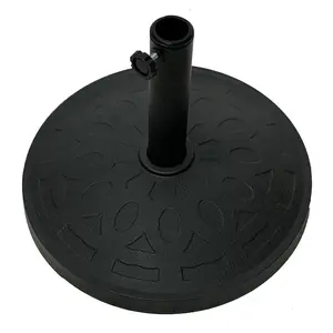 Durable Fillable Umbrella Base for Patio Table 30bls Capacity Heavy Duty Adjustable Stand for Outdoor Umbrellas Ideal for Patios