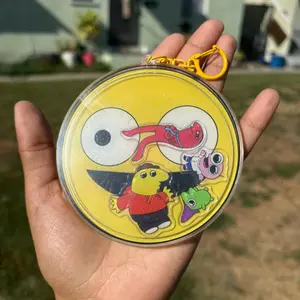 Smiling Friends Acrylic Shaker Keychain