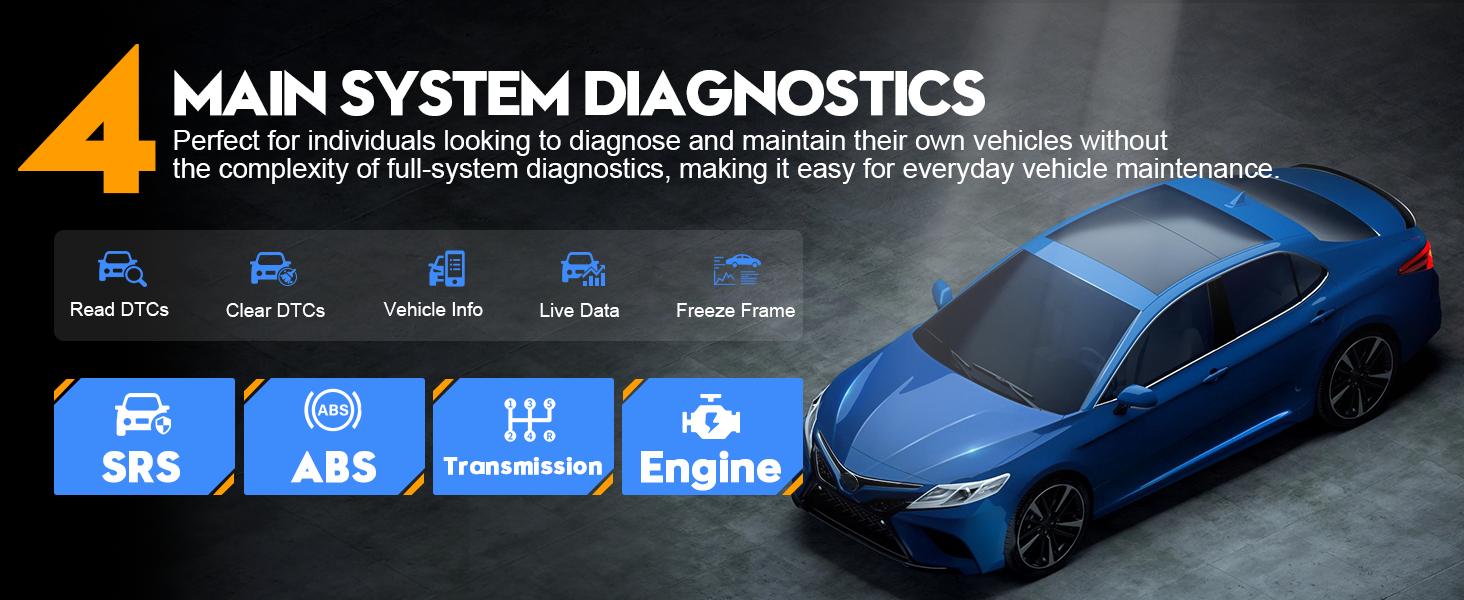 XTOOL D5S OBD2 Scanner Car Diagnostic Scan Tools for ABS/SRS/Engine/Transmission, 16 Reset Services, Free Lifetime Update, Code Reader for Cars & Trucks, Crank Sensor Relearn, FCA AutoAuth, CAN FD for Vehicle Springtok Automotive Alternator Tester