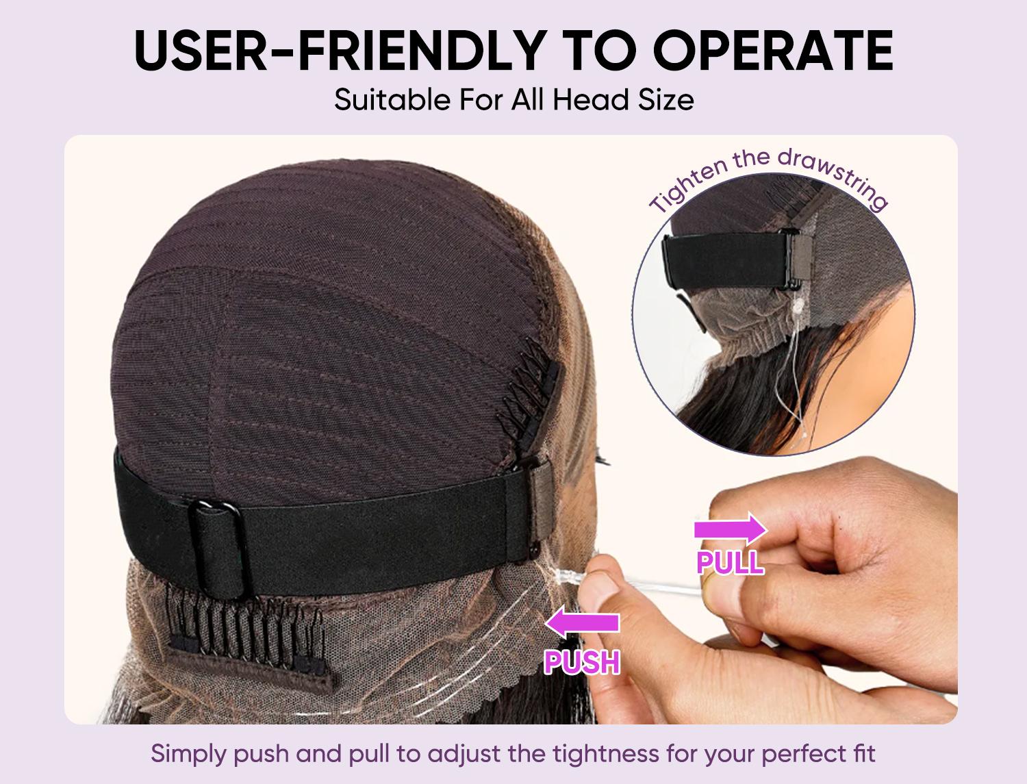 Wigfever Upgraded 360 Style Water Wave Invisi Draw-Strings Wear Go Glueless Pre-Bleached And Pre-Cut Lace Human Hair Wig #Spring Glow-Up SpringStatements