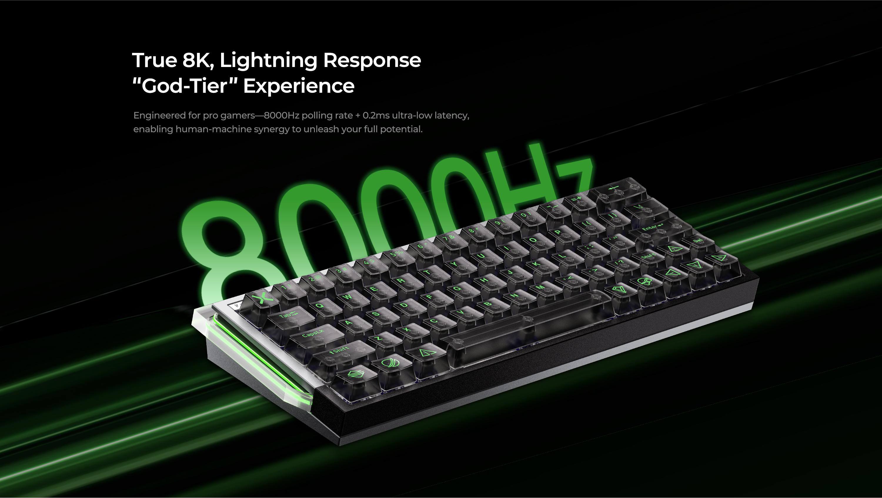DrunkDeer X60 Future HE Magnetic Switch Keyboard,RT 0.01,Web