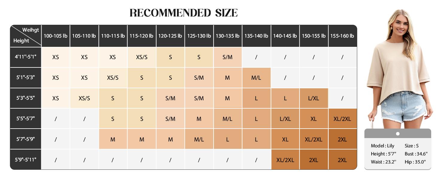 Imily Bela Womens Oversized T-Shirts Cropped Summer Casual Short Sleeve Loose Fit Tee Tops