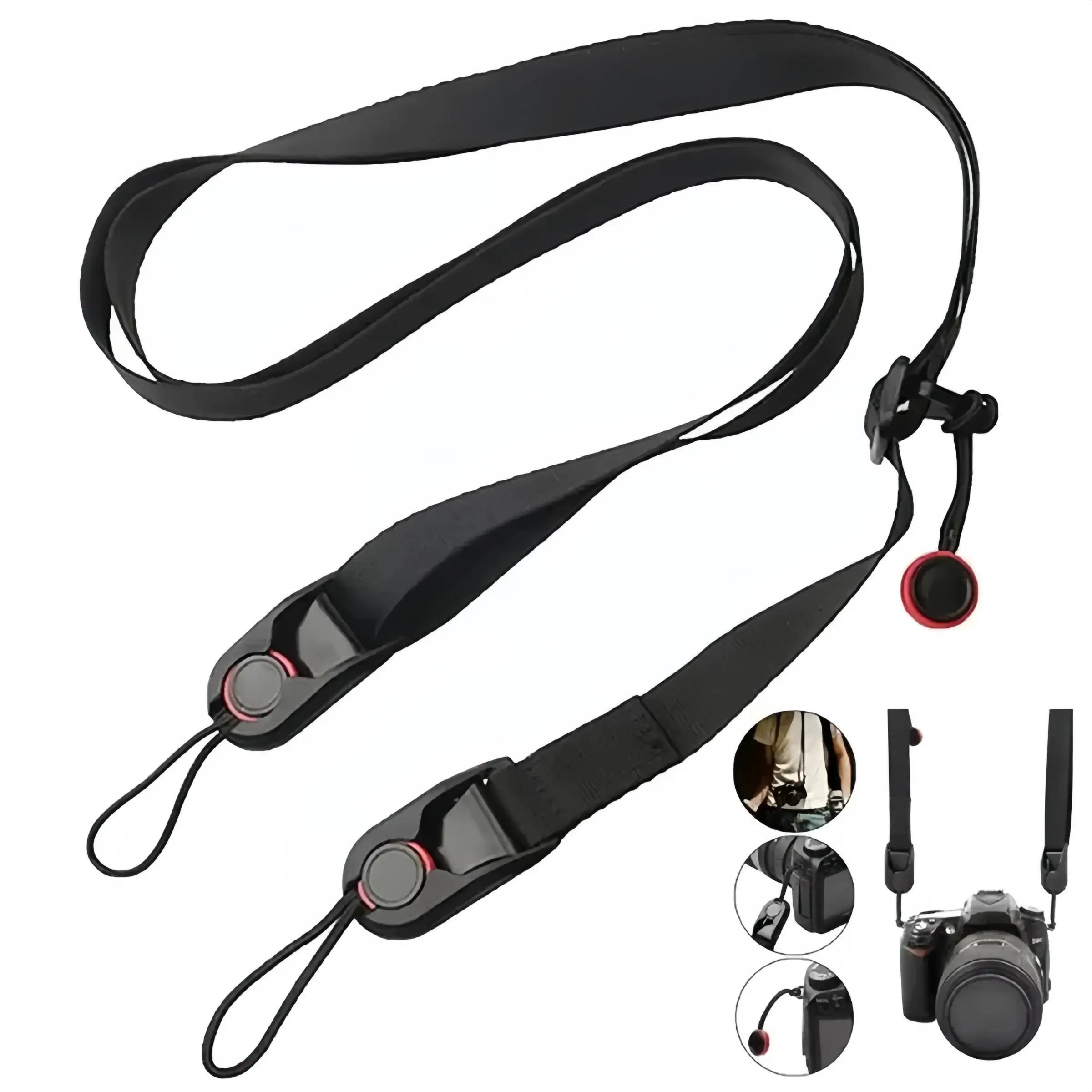 Adjustable Universal Camera Neck Strap, Compatible with Sony Canon Nikon Fuji Leica Olympus Pentax Dslr Mirrorless Cameras, Camera Accessories