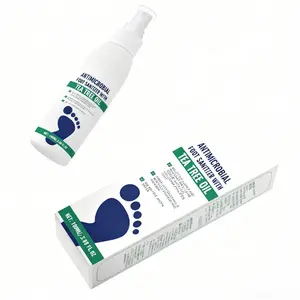 Antimicrobial Foot Sanitizer with Tea Tree Oil 100ml Plant-Based Ingredients for Powerful Deodorization and Deep Cleaning Natural Care