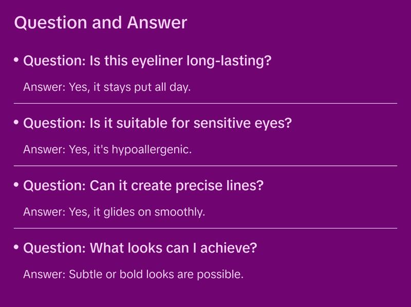 GUYLINER - JET BLACK EYELINER FOR MAKEUP