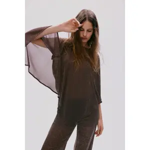 H&M Glittery cape top