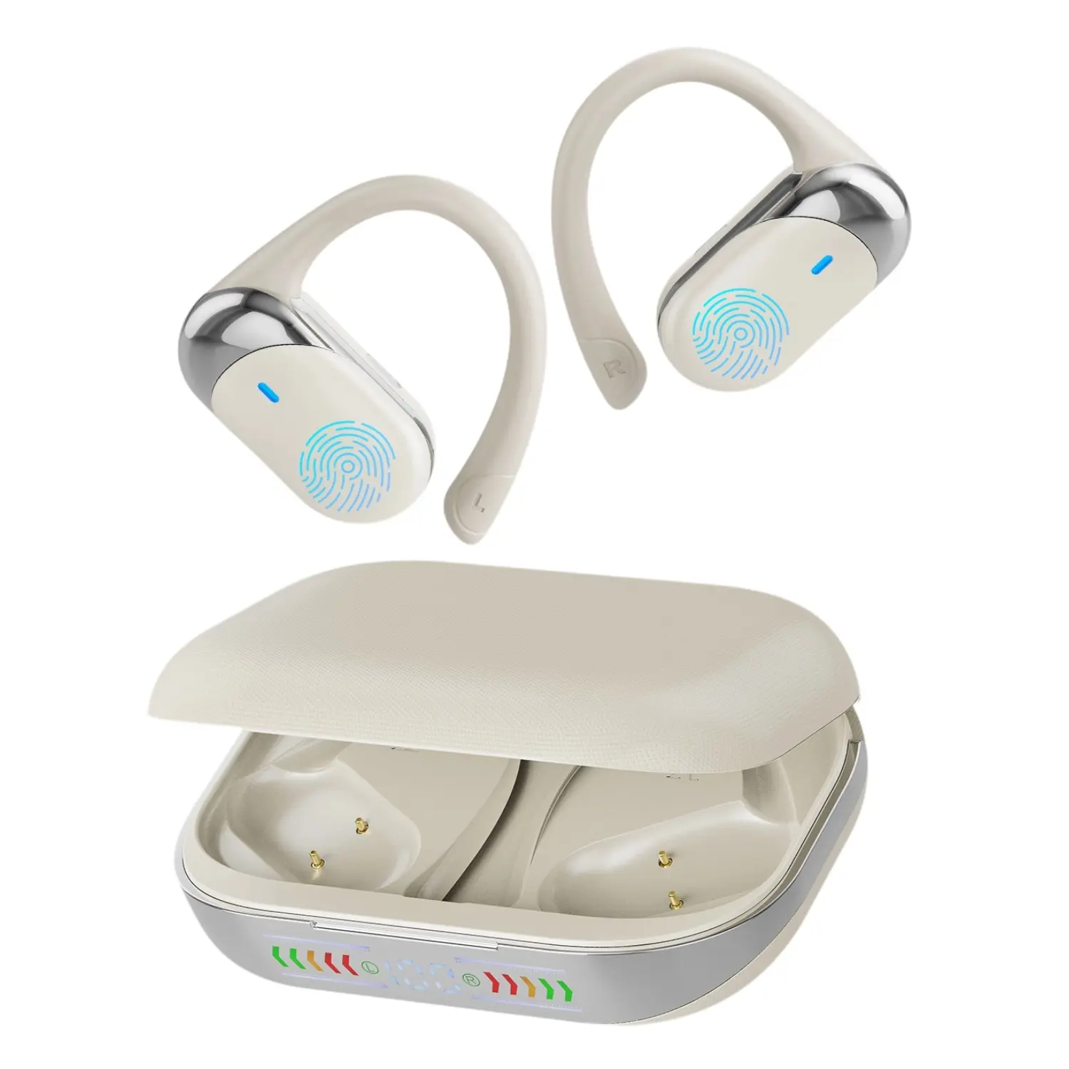 AI Translation Earbuds, 144 Languages Real Time Translation, Bluetooth APP Connection, Multilingual Wireless Headphones, Instant Voice Translator In Ear Design Low Latency Headset High Performance Iems Hands Free Calls