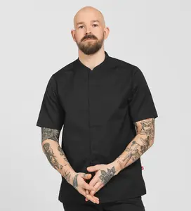 1097 Chef Shirt Smart Unisex - Black
