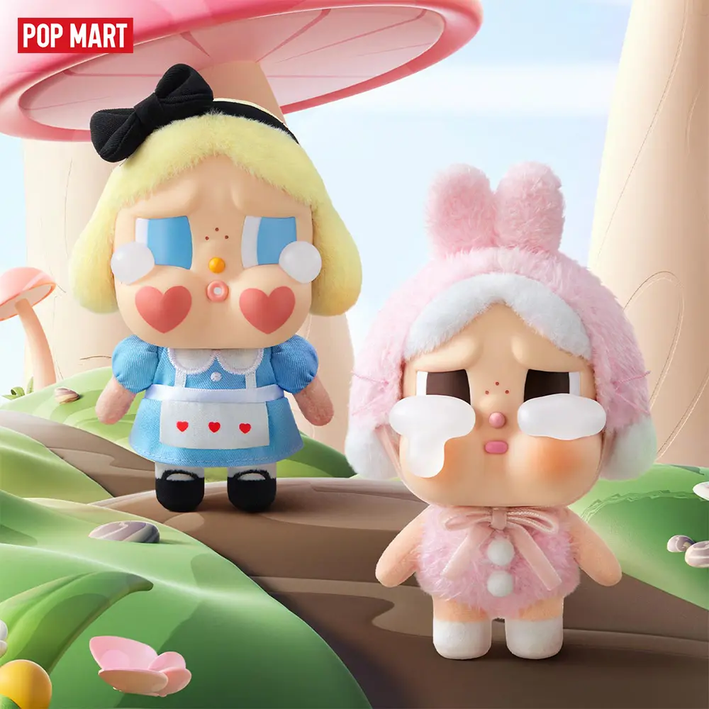 POP MART CRYBABY Crying Again Series-Vinyl Face Plush Blind Box, Mystery Box, Surprise Gift