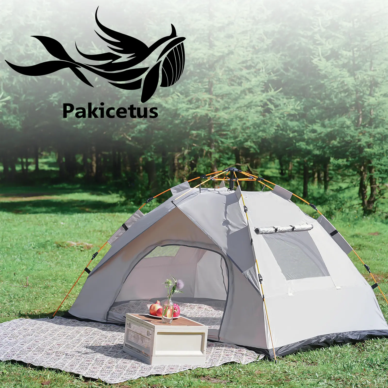 Automatic Instant Outdoor Camping Tent - Windproof, Sun-Resistant, Waterproof, Portable Fold Out Equipment for Tentcamping, Park Trips, Family Holiday Gift, Instant Tent