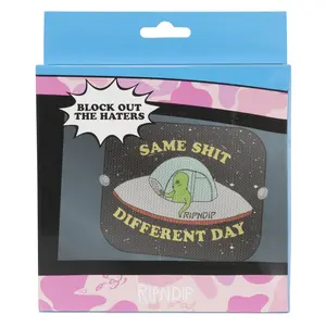 Same Shit Different Day Window Shade (Black)