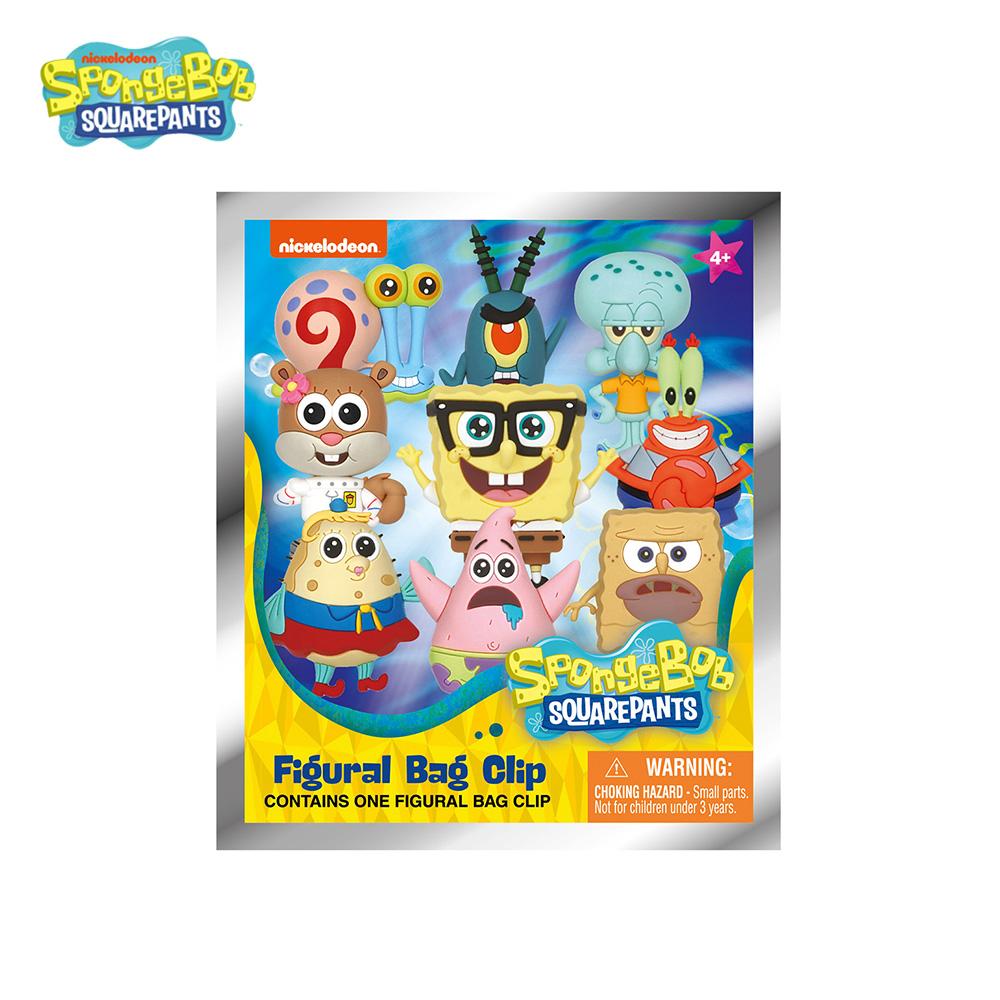 1PC Officially licensed SpongeBob SquarePants 3D animated blind box keychain featuring random characters like SpongeBob Patrick Star Squidward Tentacles Mr. Krabs and other friends from Bikini Bottom. Includes one adorable PVC collectible charm, Nickelode