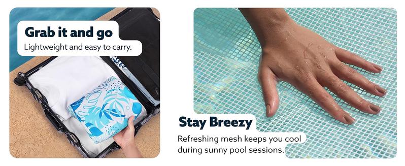 2 Packs Hammock Pool Floats Adults, 4-in-1 Multi-Purpose Inflatable Pool Floats PVC Water Hammock Lounge Floaties / Electric Air Pump Dealsforyoudays