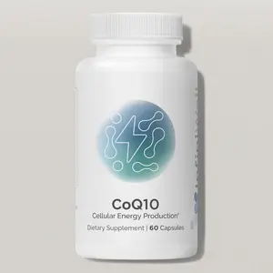 InfiniWell CoQ10 Supplement - MicroActive 24-Hour Sustained Release Coenzyme Q10 - High Absorption Nutritional Formula for Heart, Brain, and Energy Support (60 Capsules)