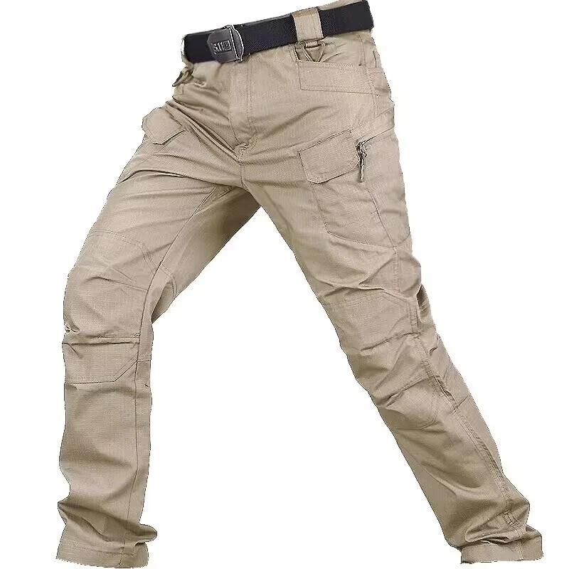 HOMUG Men's Lightweight Cargo Pants – Sturdy and durable, featuring large-capacity zippered pockets and straight-cut hems. Available in multiple colors, they are ideal for spring and autumn wear.（Please order according to the size chart） SpringStatements