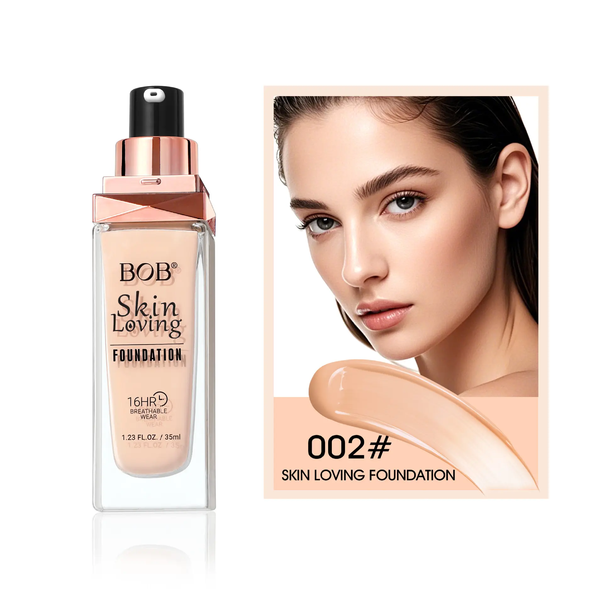 MAKEUP Can't Stop Won't Stop Foundation, 16h Full Coverage Matte Finish - Natural