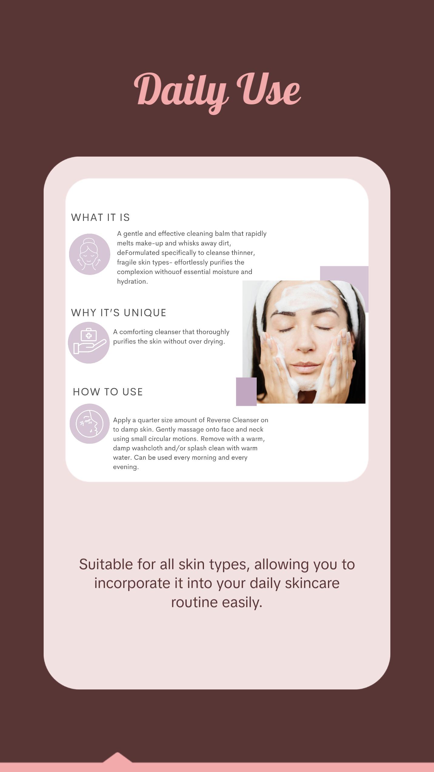 Serious Skincare Reverse Lift Facial Cleanser Balm - Gentle Makeup Remover, Skin Hydrator, 12oz Serious Skincare Reverse Lift Facial Cleanser Balm - Gentle Makeup Remover, Skin Hydrator, 12oz