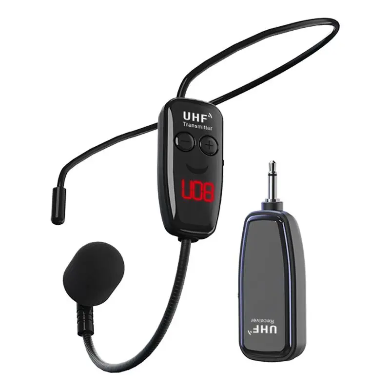 Wireless Microphone, 1 Box Rechargeable Wireless Microphone, High Fidelity Wireless Microphone, Suitable for Outdoor Sound System, Guided Tour, Audio, Lavalier Mic, Lapel Mic, USB Rechargeable Mic, Portable Rechargeable Mic