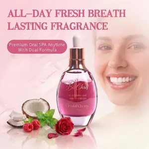 BioChris Dual-Phase Oil Pulling Oral Essence with Coconut Oil and Glucanase Fresh Breath Ultra Whitening Fluoride-Free Gentle Daily Care Mouthwash