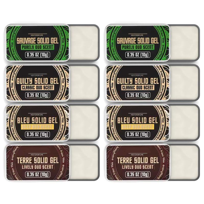 4PCS Men's Solid Cologne,Men's Perfume,SolidPerfume,Unique Fragrance, Lasting Fragrance, EasyTo Carry And Travel,Suitable For Birthday AndImportant Holiday Gifts, Valentine's Day gift