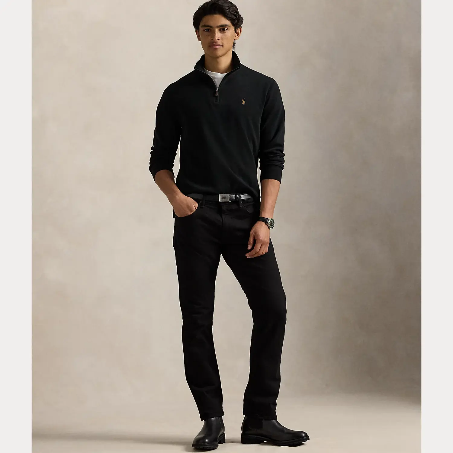 Polo Ralph Lauren - Estate-Rib Quarter-Zip Pullover