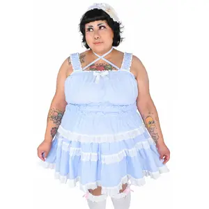 Katherine Shirred Camisole - Sky Blue