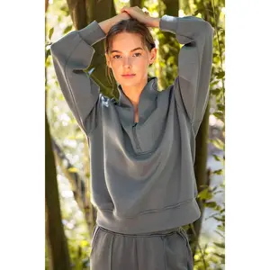 Modal Scuba V-neck Jacket