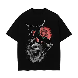 Zeds Dead Skull & Rose Graphic T-Shirt – EDM Rave Festival Unisex Tee